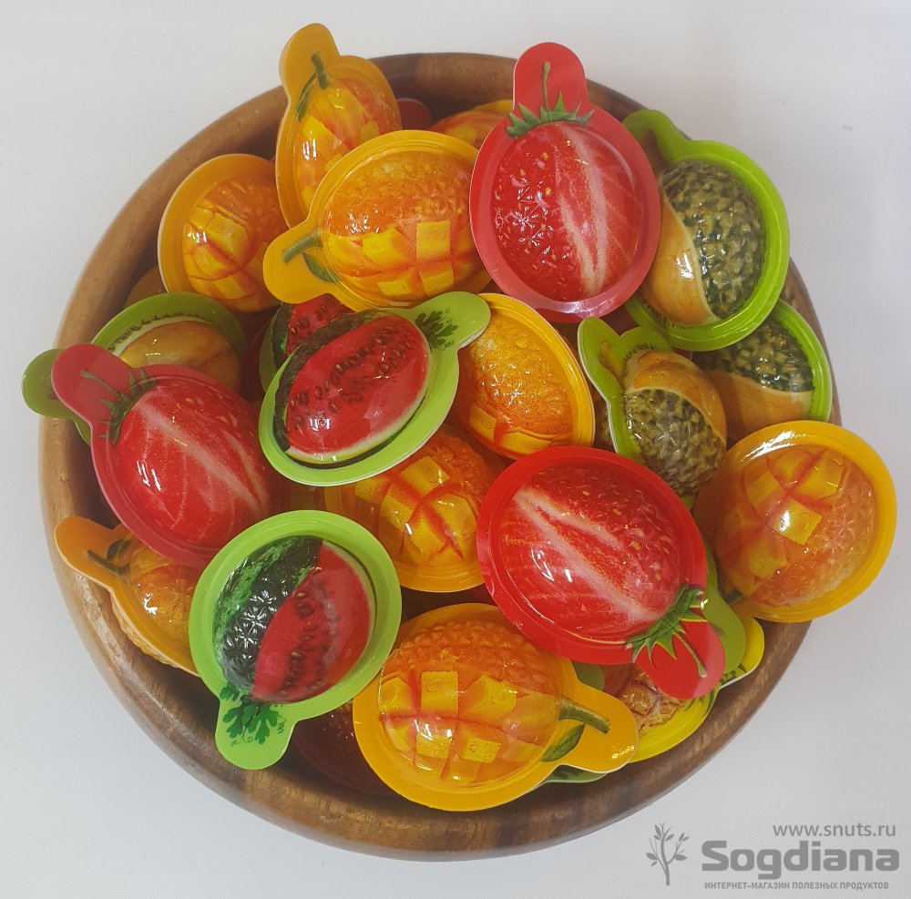 Натуральные фруктовые конфеты Тропикана Sogdiana в Москве